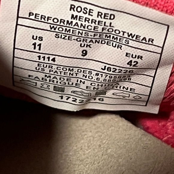 Merrell Rose Red Toe Slip in Sandals Sz 11 - Picture 10 of 10